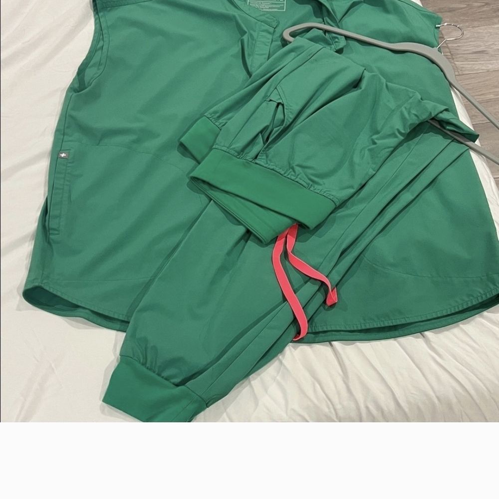 Figs Scrubs Xl Green Set